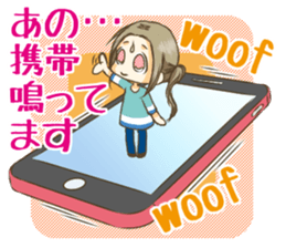 Girl on the Tablet ver.Amacha sticker #13652014