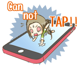 Girl on the Tablet ver.Amacha sticker #13652018