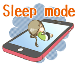 Girl on the Tablet ver.Amacha sticker #13652020