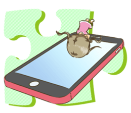 Girl on the Tablet ver.Amacha sticker #13652023