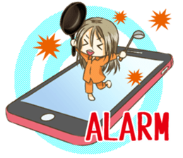 Girl on the Tablet ver.Amacha sticker #13652029