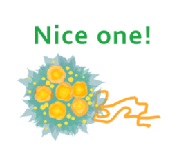 bouquets(Eng) sticker #13652539