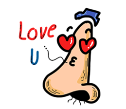 Funny Nose sticker #13652730