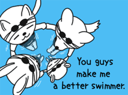 FOR THE SWIMMER Vol.3 English Ver. sticker #13652854