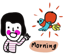 Nuchy the mermaid II sticker #13653831