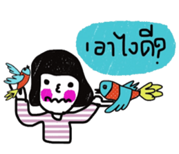 Nuchy the mermaid II sticker #13653832