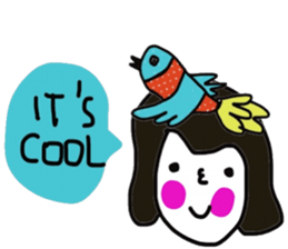 Nuchy the mermaid II sticker #13653842