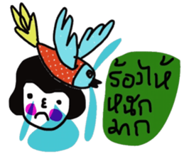 Nuchy the mermaid II sticker #13653844