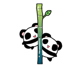 Bamboo friends2 sticker #13654901