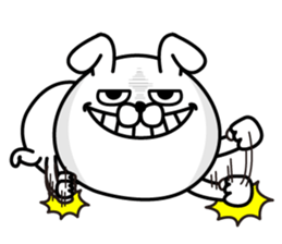 Rabbit that flatter seniors sticker #13655160