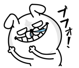 Rabbit that flatter seniors sticker #13655162