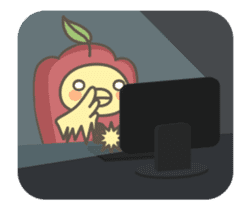 It's moving! A contract worker NIKUZUME. sticker #13655333