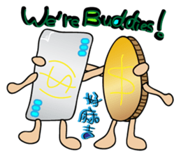 Coin's attitude sticker #13655400