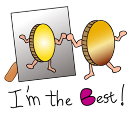 Coin's attitude sticker #13655401