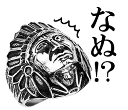 Skull mascot of the photo sticker sticker #13655889