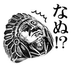 Skull mascot of the photo sticker sticker #13655889