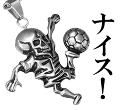 Skull mascot of the photo sticker sticker #13655901