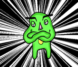 The flashy monster sticker #13656312