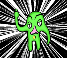 The flashy monster sticker #13656314