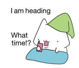 speech balloons and cat (eng) sticker #13657400