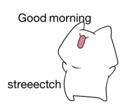 speech balloons and cat (eng) sticker #13657410
