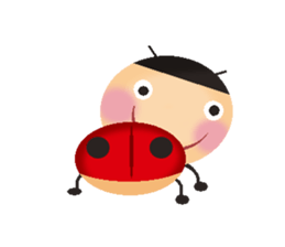 Small ladybug sticker #13657704