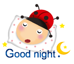 Small ladybug sticker #13657705