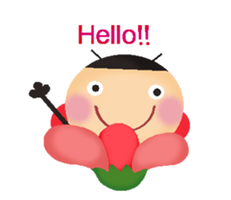 Small ladybug sticker #13657706