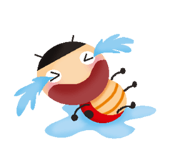 Small ladybug sticker #13657707