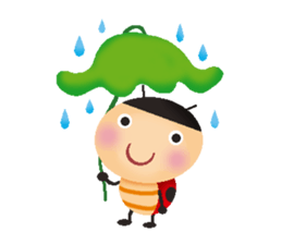 Small ladybug sticker #13657708