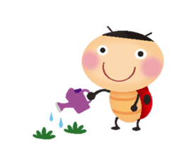 Small ladybug sticker #13657712