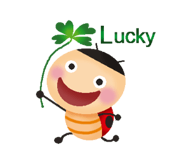 Small ladybug sticker #13657713