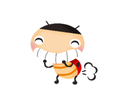 Small ladybug sticker #13657722