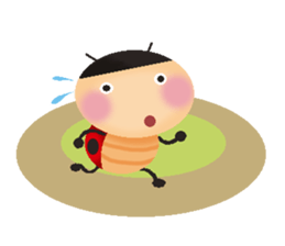 Small ladybug sticker #13657724