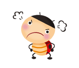 Small ladybug sticker #13657725