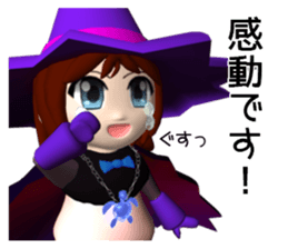 Apprentice witch Sophia sticker #13658103