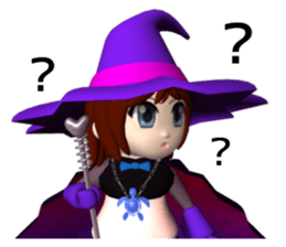 Apprentice witch Sophia sticker #13658107