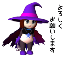 Apprentice witch Sophia sticker #13658124