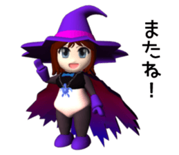 Apprentice witch Sophia sticker #13658126