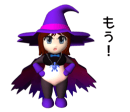Apprentice witch Sophia sticker #13658127