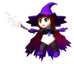 Apprentice witch Sophia sticker #13658130