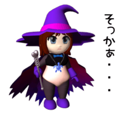 Apprentice witch Sophia sticker #13658133