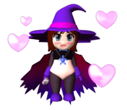 Apprentice witch Sophia sticker #13658141