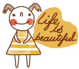 Water and Earth - New year sticker #13658566