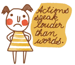 Water and Earth - New year sticker #13658578