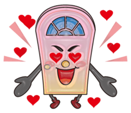 The sticker of the door which talks sticker #13658965