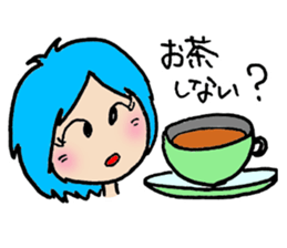 Cute wife of shortcut sticker #13659118