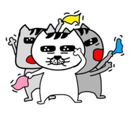 A cat from Saturn 2 sticker #13659510