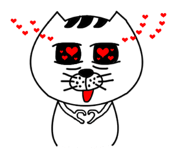 A cat from Saturn 2 sticker #13659512