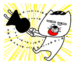 A cat from Saturn 2 sticker #13659513